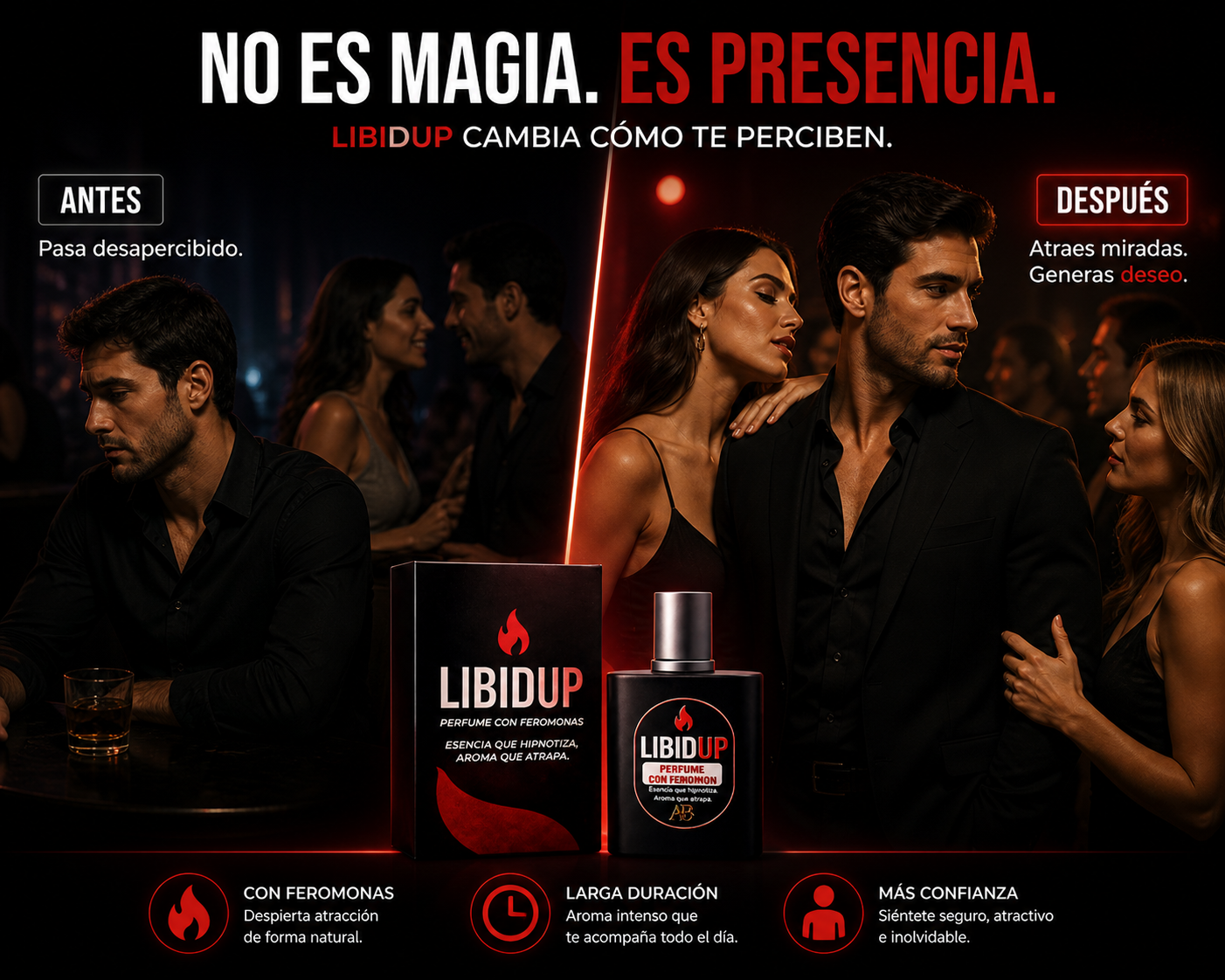 Perfume con feromonas LIBIDUP